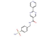 N-[4-(aminosulfonyl)benzyl]-2-pyridin-4-ylpyrimidine-5-carboxamide