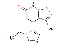 4-(1-ethyl-1H-imidazol-5-yl)-3-methyl-4,7-dihydroisothiazolo[5,4-b]pyridin-6(5H)-one