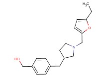 [4-({1-[(5-ethyl-2-furyl)methyl]pyrrolidin-3-yl}methyl)phenyl]methanol