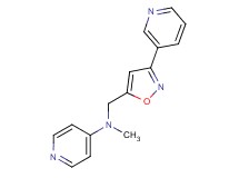 N-methyl-N-{[3-(3-pyridinyl)-5-isoxazolyl]methyl}-4-pyridinamine