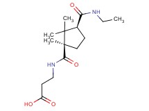3-[({(1R*,3S*)-3-[(ethylamino)carbonyl]-1,2,2-trimethylcyclopentyl}carbonyl)amino]propanoic acid