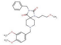 3-benzyl-8-(3,4-dimethoxybenzyl)-1-(3-methoxypropyl)-1,3,8-triazaspiro[4.5]decane-2,4-dione