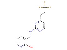 3-({[4-(3,3,3-trifluoropropyl)-2-pyrimidinyl]amino}methyl)-2-pyridinol hydrochloride