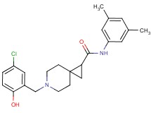 6-(5-chloro-2-hydroxybenzyl)-N-(3,5-dimethylphenyl)-6-azaspiro[2.5]octane-1-carboxamide