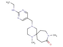 4-{[2-(ethylamino)-5-pyrimidinyl]methyl}-1,9-dimethyl-1,4,9-triazaspiro[5.6]dodecan-10-one