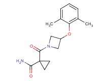 1-{[3-(2,6-dimethylphenoxy)-1-azetidinyl]carbonyl}cyclopropanecarboxamide