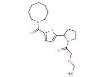 1-({5-[1-(ethoxyacetyl)-2-pyrrolidinyl]-2-thienyl}carbonyl)azocane