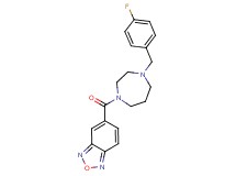 5-{[4-(4-fluorobenzyl)-1,4-diazepan-1-yl]carbonyl}-2,1,3-benzoxadiazole