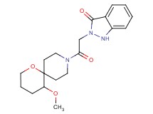 2-[2-(5-methoxy-1-oxa-9-azaspiro[5.5]undec-9-yl)-2-oxoethyl]-1,2-dihydro-3H-indazol-3-one