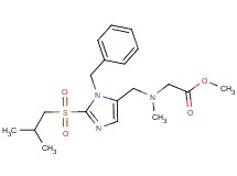 methyl N-{[1-benzyl-2-(isobutylsulfonyl)-1H-imidazol-5-yl]methyl}-N-methylglycinate