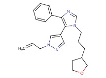 1-allyl-4-{4-phenyl-1-[3-(tetrahydrofuran-3-yl)propyl]-1H-imidazol-5-yl}-1H-pyrazole
