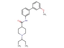 1-(1-ethylpropyl)-N-(3'-methoxy-3-biphenylyl)-4-piperidinecarboxamide