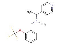 N-methyl-1-pyridin-4-yl-N-[2-(trifluoromethoxy)benzyl]ethanamine