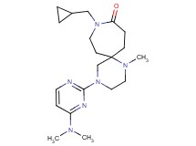 9-(cyclopropylmethyl)-4-[4-(dimethylamino)pyrimidin-2-yl]-1-methyl-1,4,9-triazaspiro[5.6]dodecan-10-one