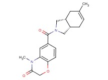 4-methyl-6-{[(3aR*,7aS*)-5-methyl-1,3,3a,4,7,7a-hexahydro-2H-isoindol-2-yl]carbonyl}-2H-1,4-benzoxazin-3(4H)-one