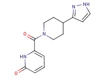 6-{[4-(1H-pyrazol-3-yl)piperidin-1-yl]carbonyl}pyridin-2(1H)-one