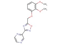 2-{5-[(2,3-dimethoxyphenoxy)methyl]-1,2,4-oxadiazol-3-yl}pyrazine
