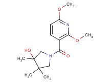 1-[(2,6-dimethoxypyridin-3-yl)carbonyl]-3,4,4-trimethylpyrrolidin-3-ol
