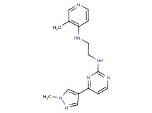 N-[4-(1-methyl-1H-pyrazol-4-yl)pyrimidin-2-yl]-N'-(3-methylpyridin-4-yl)ethane-1,2-diamine