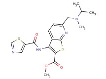 methyl 6-{[isopropyl(methyl)amino]methyl}-3-[(1,3-thiazol-5-ylcarbonyl)amino]thieno[2,3-b]pyridine-2-carboxylate