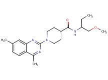 1-(4,7-dimethyl-2-quinazolinyl)-N-[1-(methoxymethyl)propyl]-4-piperidinecarboxamide