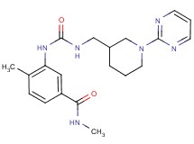 N,4-dimethyl-3-[({[(1-pyrimidin-2-ylpiperidin-3-yl)methyl]amino}carbonyl)amino]benzamide