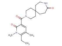 3-[(6-ethyl-1,5-dimethyl-2-oxo-1,2-dihydropyridin-3-yl)carbonyl]-3,9-diazaspiro[5.6]dodecan-10-one