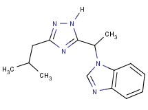 1-[1-(3-isobutyl-1H-1,2,4-triazol-5-yl)ethyl]-1H-benzimidazole