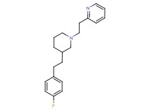 2-(2-{3-[2-(4-fluorophenyl)ethyl]-1-piperidinyl}ethyl)pyridine