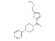 1-[5-(methoxymethyl)-2-furoyl]-4-pyridin-4-ylpiperazine