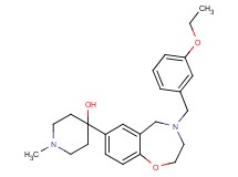 4-[4-(3-ethoxybenzyl)-2,3,4,5-tetrahydro-1,4-benzoxazepin-7-yl]-1-methyl-4-piperidinol