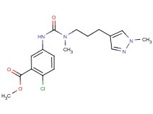 methyl 2-chloro-5-[({methyl[3-(1-methyl-1H-pyrazol-4-yl)propyl]amino}carbonyl)amino]benzoate