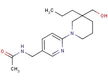 N-({6-[3-(hydroxymethyl)-3-propylpiperidin-1-yl]pyridin-3-yl}methyl)acetamide