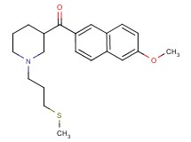 (6-methoxy-2-naphthyl){1-[3-(methylthio)propyl]-3-piperidinyl}methanone