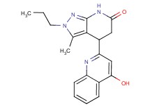 4-(4-hydroxyquinolin-2-yl)-3-methyl-2-propyl-2,4,5,7-tetrahydro-6H-pyrazolo[3,4-b]pyridin-6-one