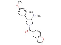 (3S*,4R*)-1-(2,3-dihydro-1-benzofuran-5-ylcarbonyl)-4-(4-methoxyphenyl)-N,N-dimethyl-3-pyrrolidinamine