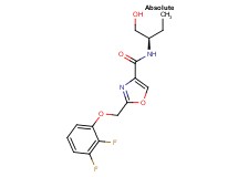 2-[(2,3-difluorophenoxy)methyl]-N-[(1R)-1-(hydroxymethyl)propyl]-1,3-oxazole-4-carboxamide