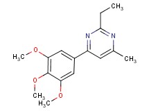 2-ethyl-4-methyl-6-(3,4,5-trimethoxyphenyl)pyrimidine
