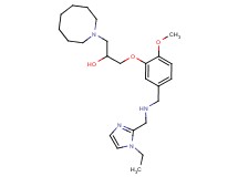 1-(1-azocanyl)-3-[5-({[(1-ethyl-1H-imidazol-2-yl)methyl]amino}methyl)-2-methoxyphenoxy]-2-propanol