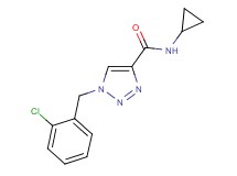 1-(2-chlorobenzyl)-N-cyclopropyl-1H-1,2,3-triazole-4-carboxamide