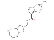 6-methyl-N-(5,6,7,8-tetrahydro-4H-pyrazolo[1,5-a][1,4]diazepin-2-ylmethyl)pyrazolo[1,5-a]pyrimidine-3-carboxamide hydrochloride