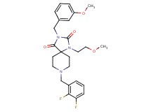 8-(2,3-difluorobenzyl)-3-(3-methoxybenzyl)-1-(2-methoxyethyl)-1,3,8-triazaspiro[4.5]decane-2,4-dione