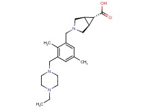 (1R*,5S*,6r)-3-{3-[(4-ethylpiperazin-1-yl)methyl]-2,5-dimethylbenzyl}-3-azabicyclo[3.1.0]hexane-6-carboxylic acid