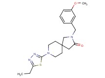 8-(5-ethyl-1,3,4-thiadiazol-2-yl)-2-(3-methoxybenzyl)-2,8-diazaspiro[4.5]decan-3-one