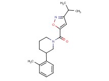 1-[(3-isopropyl-5-isoxazolyl)carbonyl]-3-(2-methylphenyl)piperidine