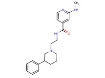 2-(methylamino)-N-[2-(3-phenylpiperidin-1-yl)ethyl]isonicotinamide