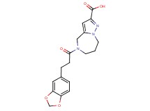 5-[3-(1,3-benzodioxol-5-yl)propanoyl]-5,6,7,8-tetrahydro-4H-pyrazolo[1,5-a][1,4]diazepine-2-carboxylic acid