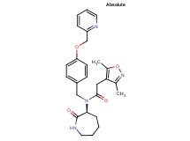 2-(3,5-dimethyl-4-isoxazolyl)-N-[(3S)-2-oxo-3-azepanyl]-N-[4-(2-pyridinylmethoxy)benzyl]acetamide