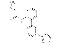 2-methoxy-N-[3'-(1H-pyrazol-3-yl)-2-biphenylyl]acetamide