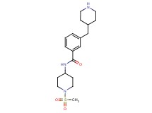 N-[1-(methylsulfonyl)-4-piperidinyl]-3-(4-piperidinylmethyl)benzamide